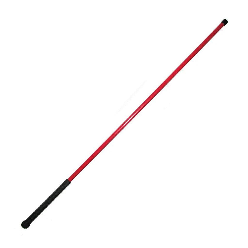 Heavy Red Fiberglass Cane, Rubber Handle