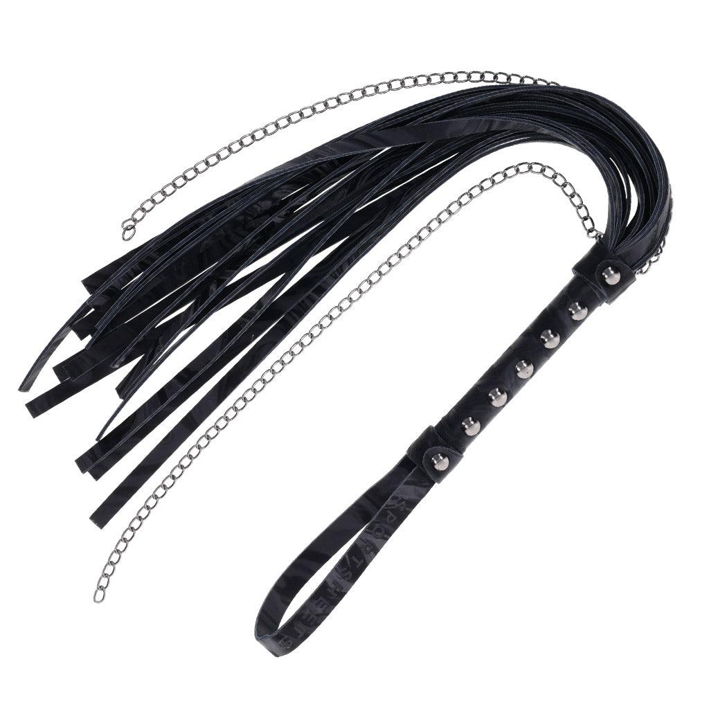 Velvet Noir Chain Flogger
