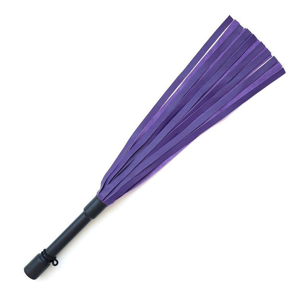 Purple Devil Leather Flogger