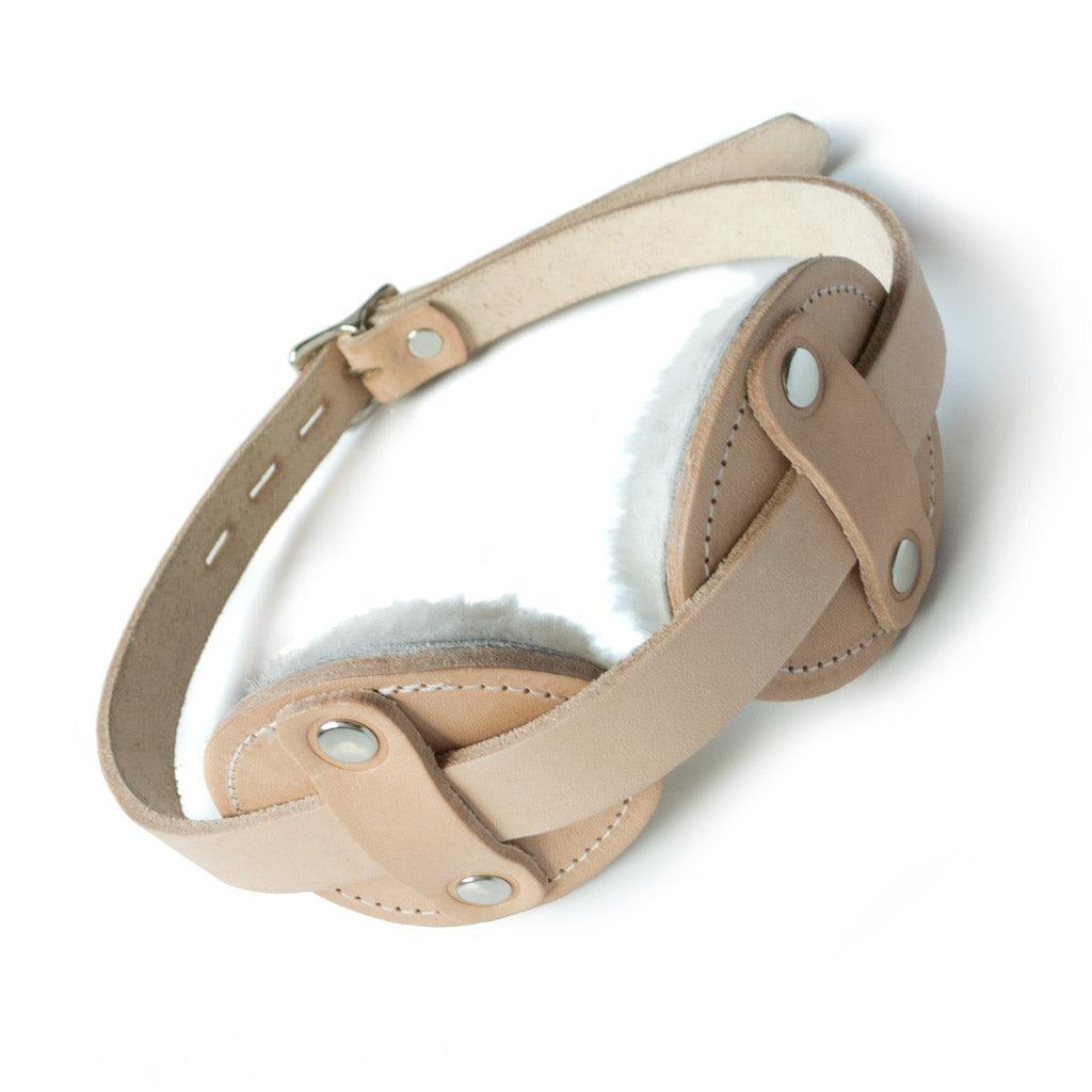 Institutional Sheepskin-Lined Aviator Blindfold