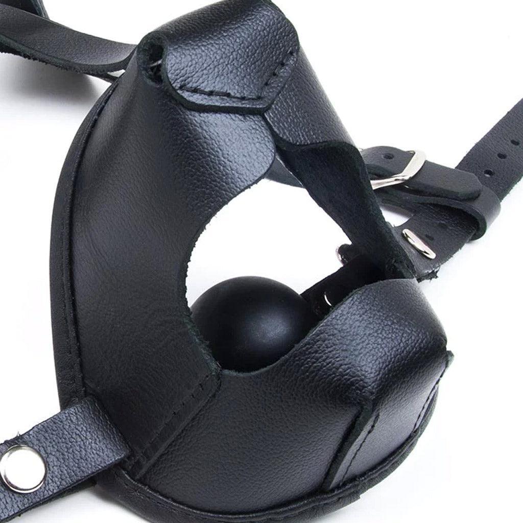 K9 Muzzle with Removable Silicone Ball Gag