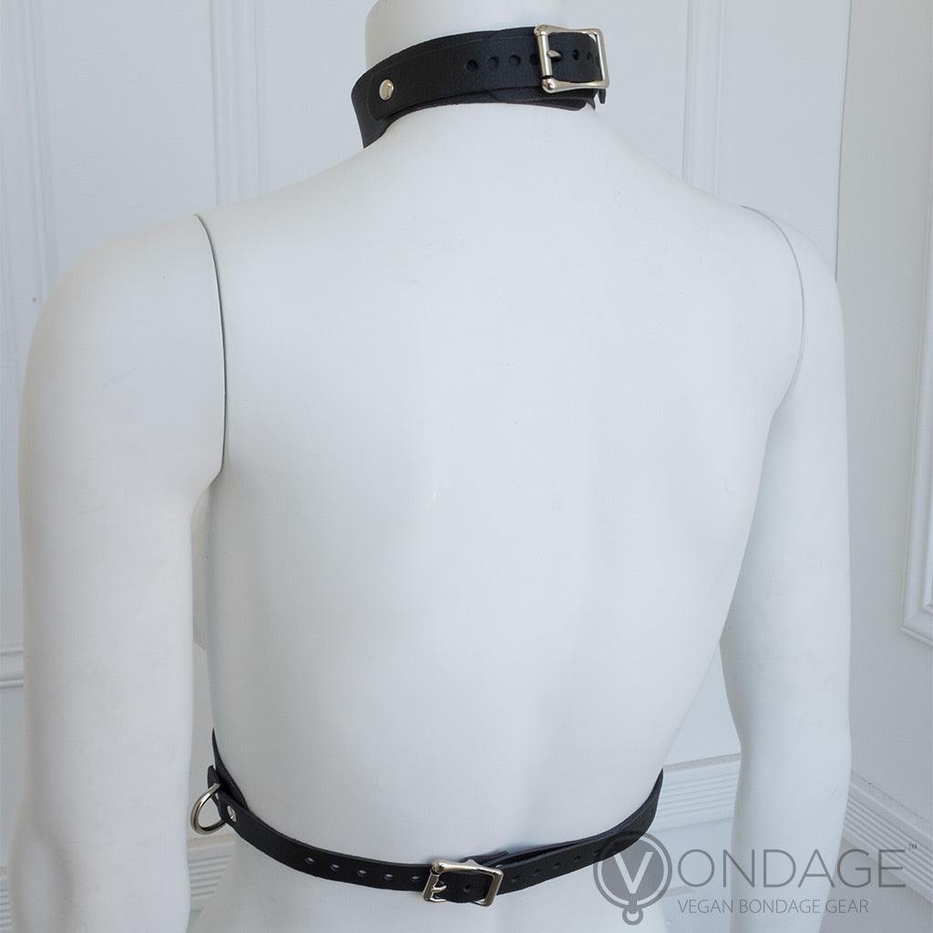 Vondage Vegan Leather Bust Harness